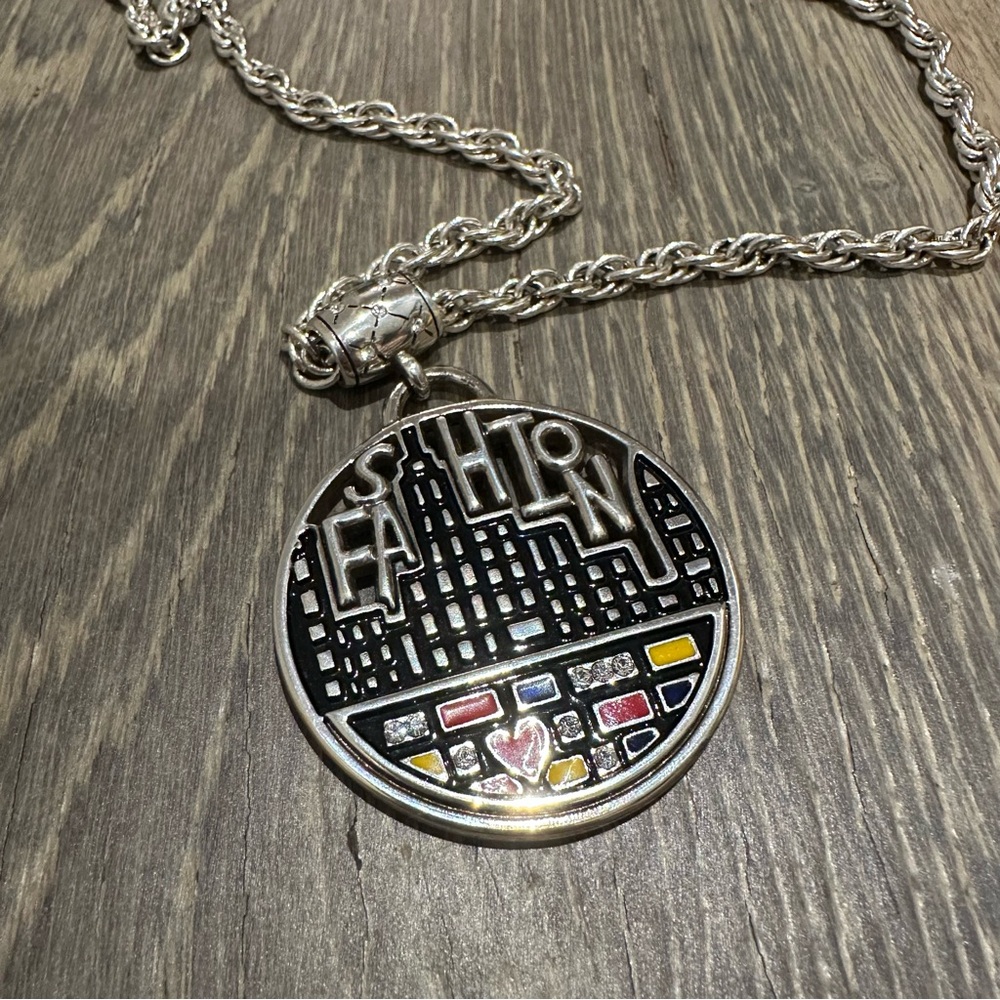 Brighton Long Graphic Pendant Necklace